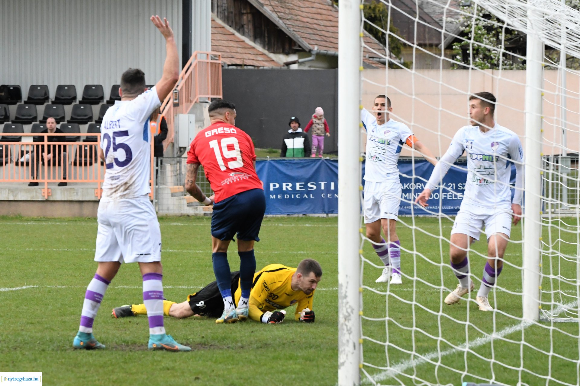 Nyíregyháza Spartacus - Békéscsaba labdarúgó mérkőzés 2023. tavasz