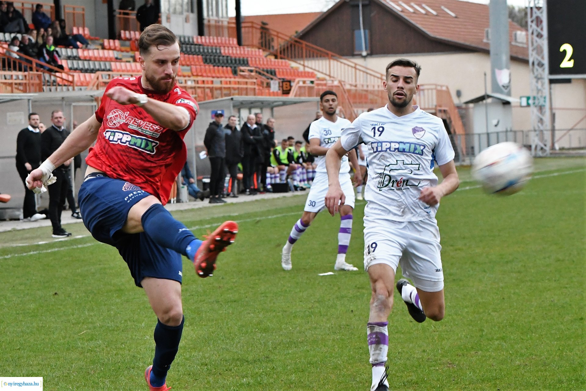 Nyíregyháza Spartacus - Békéscsaba labdarúgó mérkőzés 2023. tavasz