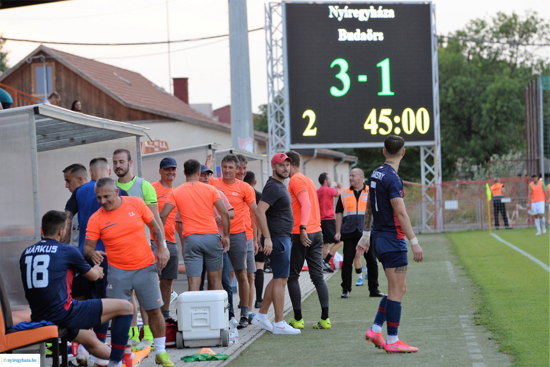 Nyíregyháza Spartacus - Budaörs labdarúgó mérkőzés 2021. ősz