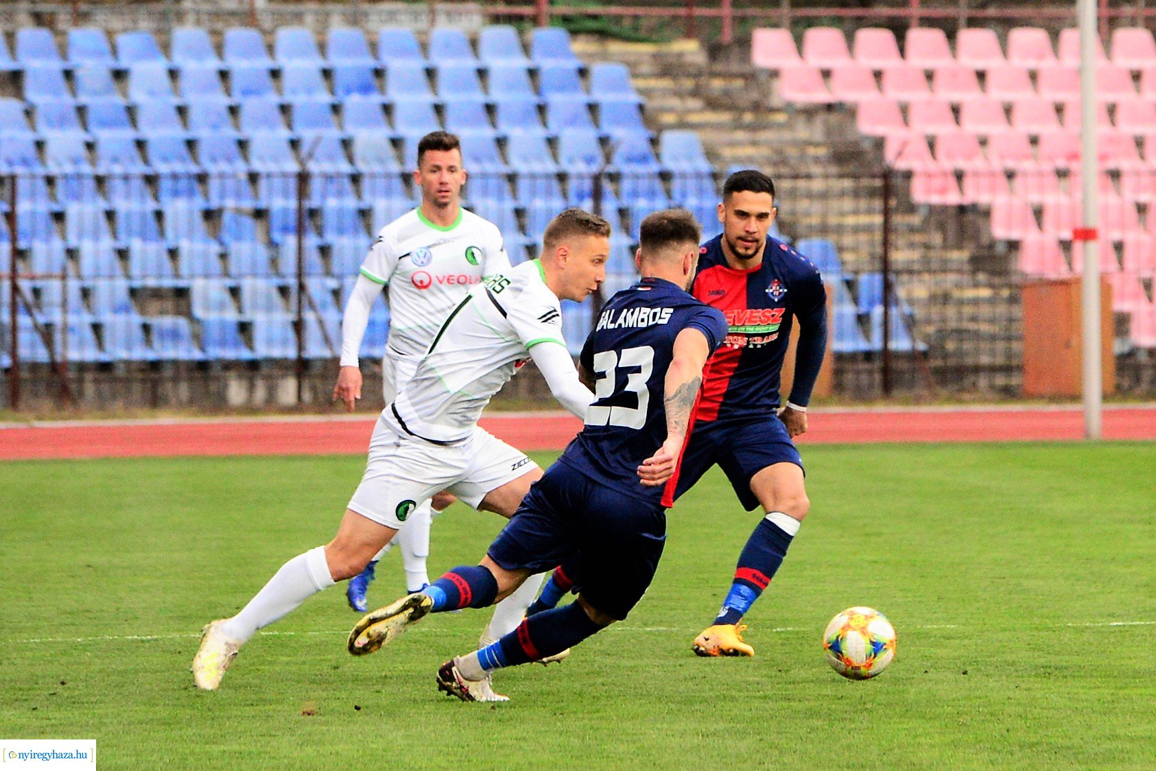 Nyiregyháza Spartacus-Budaörs labdarúgó mérkőzés
