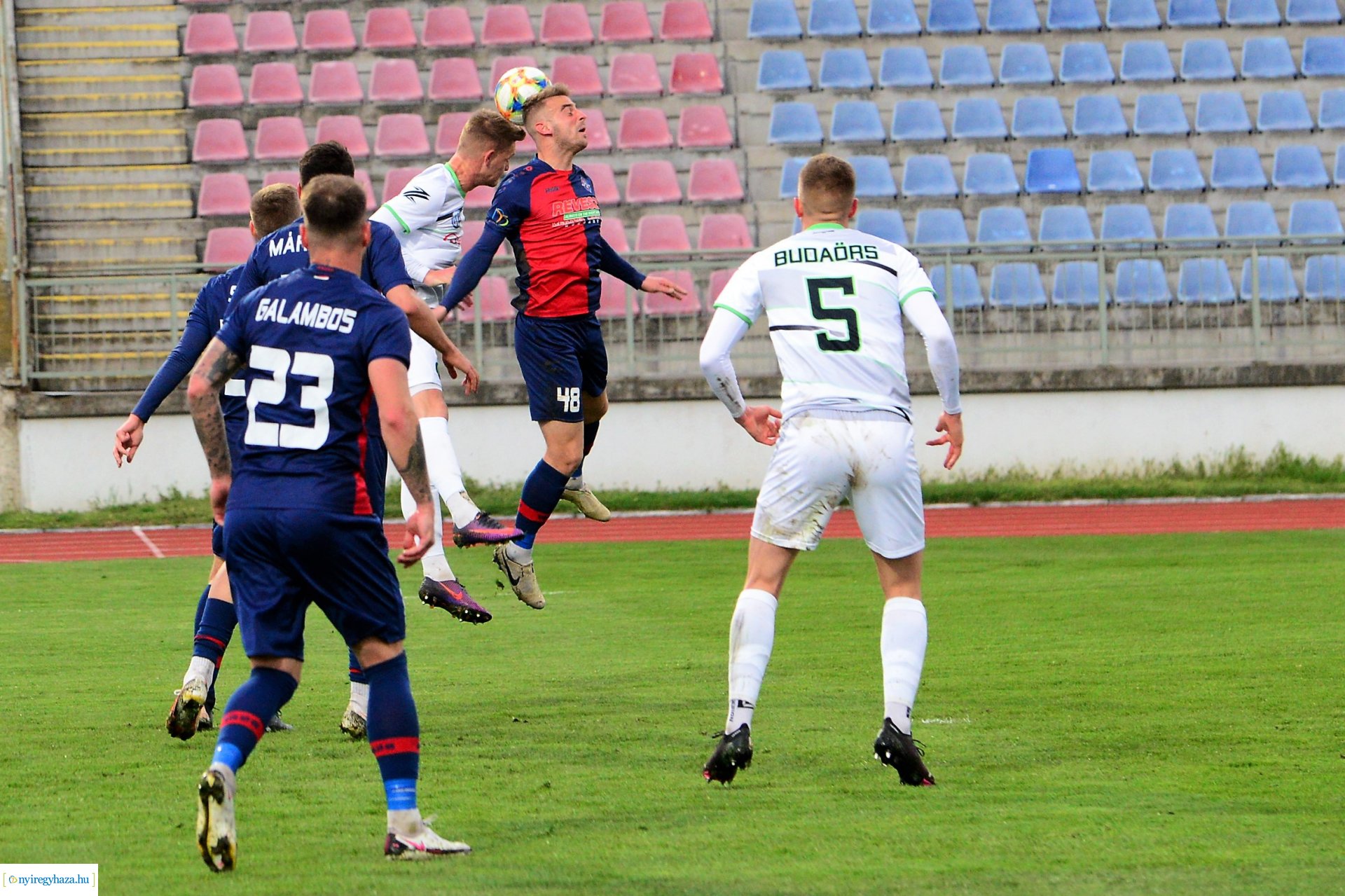 Nyiregyháza Spartacus-Budaörs labdarúgó mérkőzés