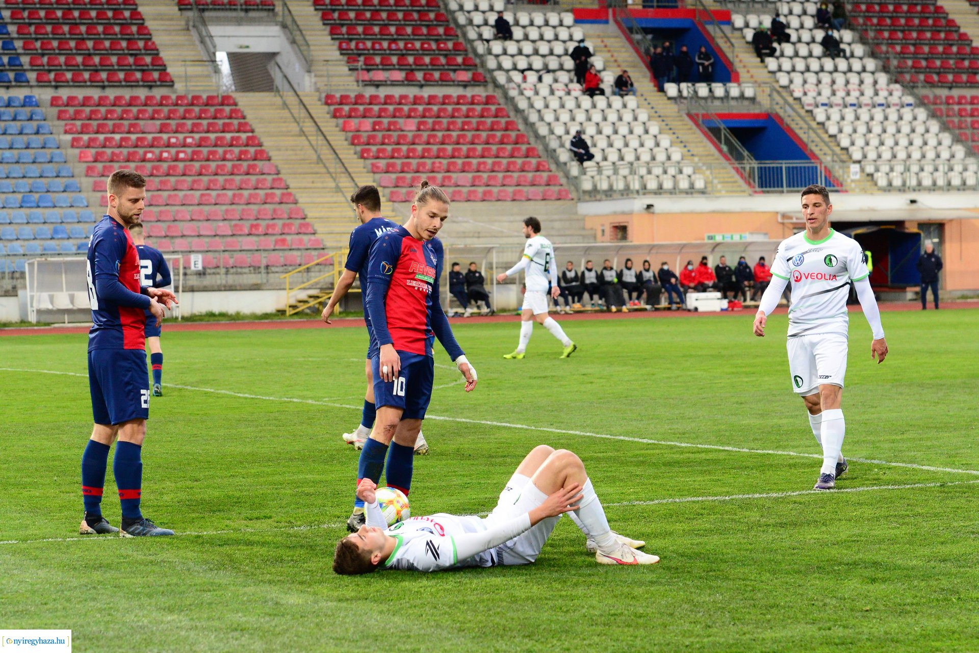Nyiregyháza Spartacus-Budaörs labdarúgó mérkőzés