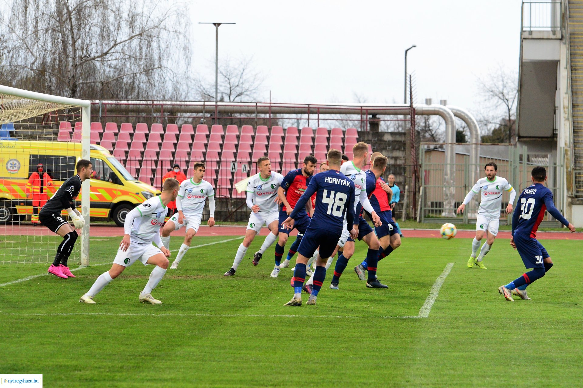 Nyiregyháza Spartacus-Budaörs labdarúgó mérkőzés