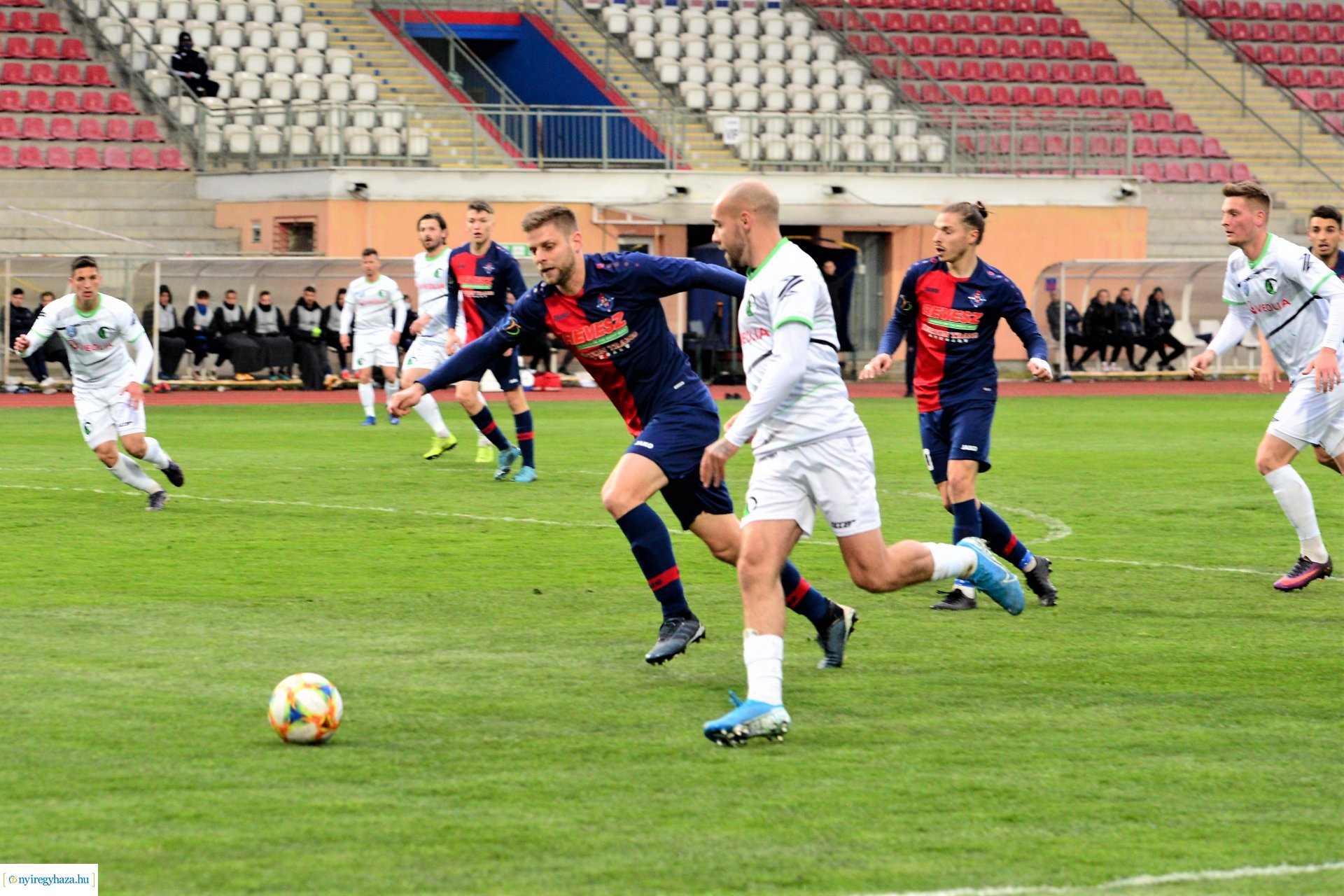 Nyiregyháza Spartacus-Budaörs labdarúgó mérkőzés