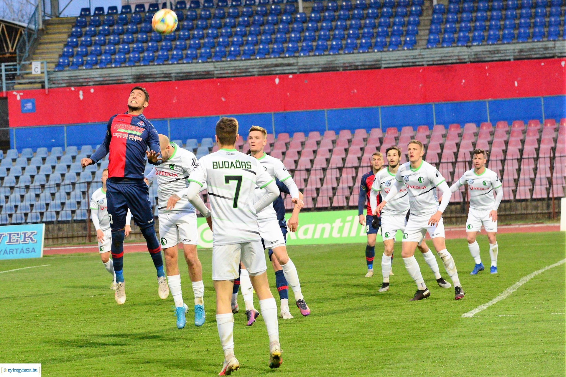 Nyiregyháza Spartacus-Budaörs labdarúgó mérkőzés