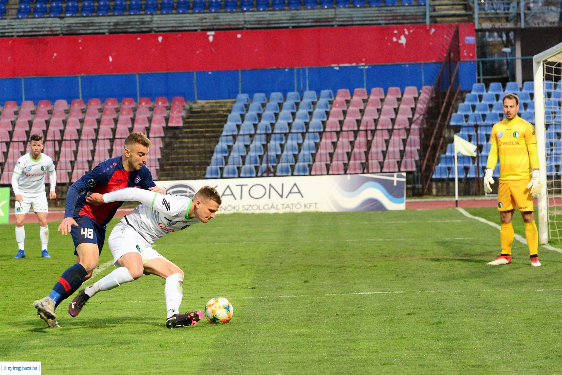 Nyiregyháza Spartacus-Budaörs labdarúgó mérkőzés