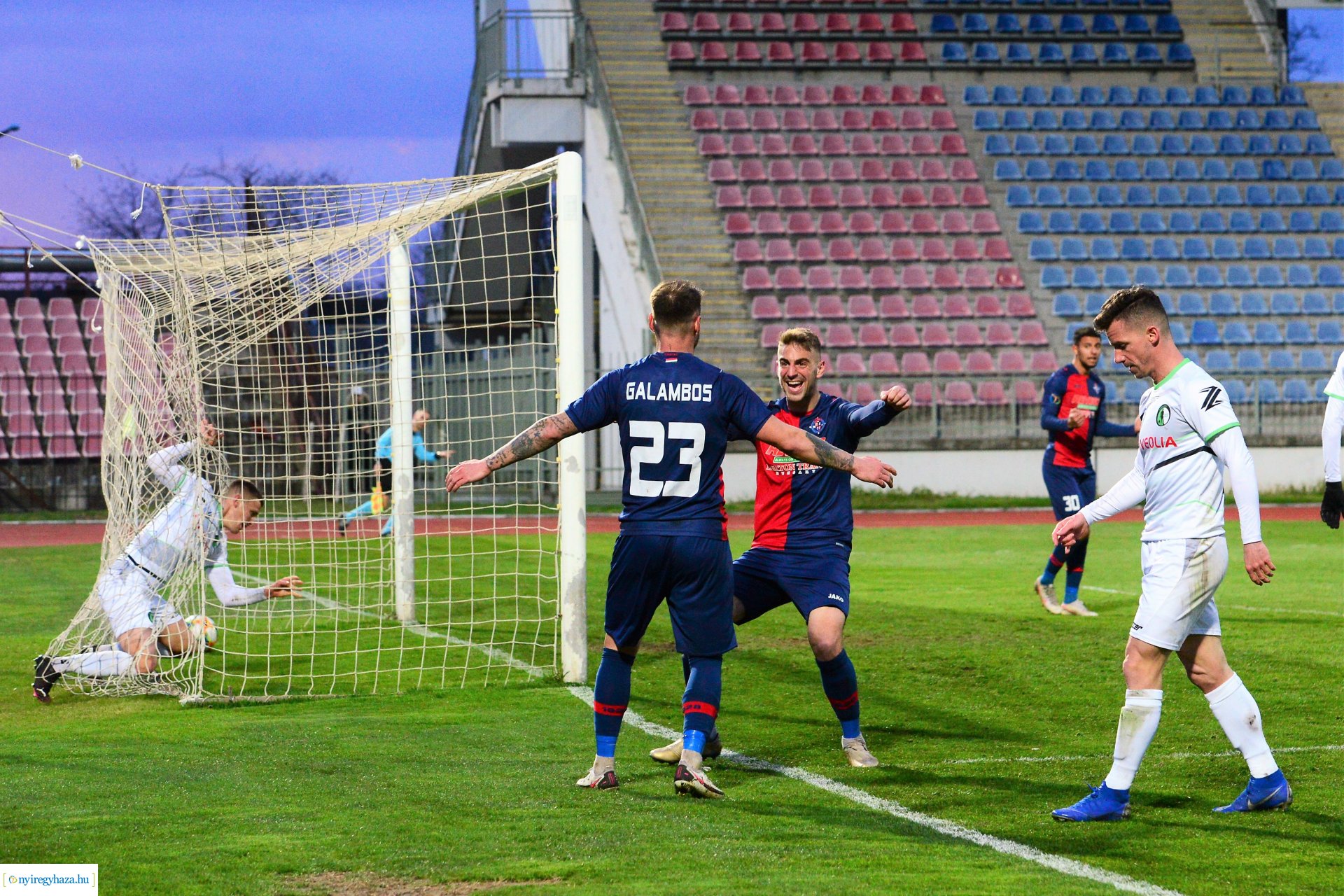 Nyiregyháza Spartacus-Budaörs labdarúgó mérkőzés