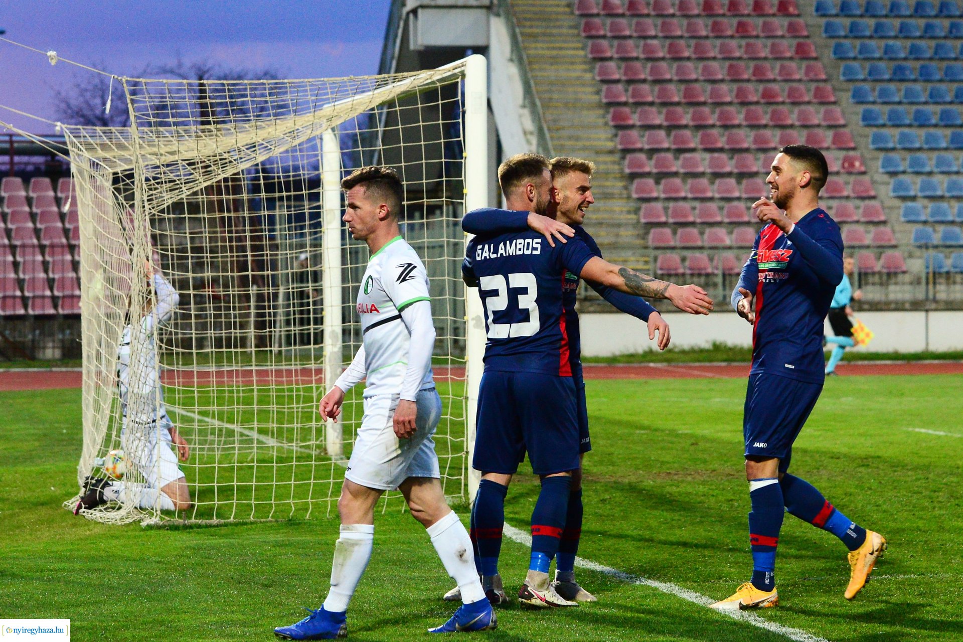 Nyiregyháza Spartacus-Budaörs labdarúgó mérkőzés