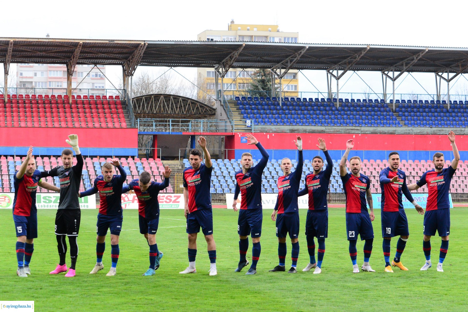 Nyiregyháza Spartacus-Budaörs labdarúgó mérkőzés