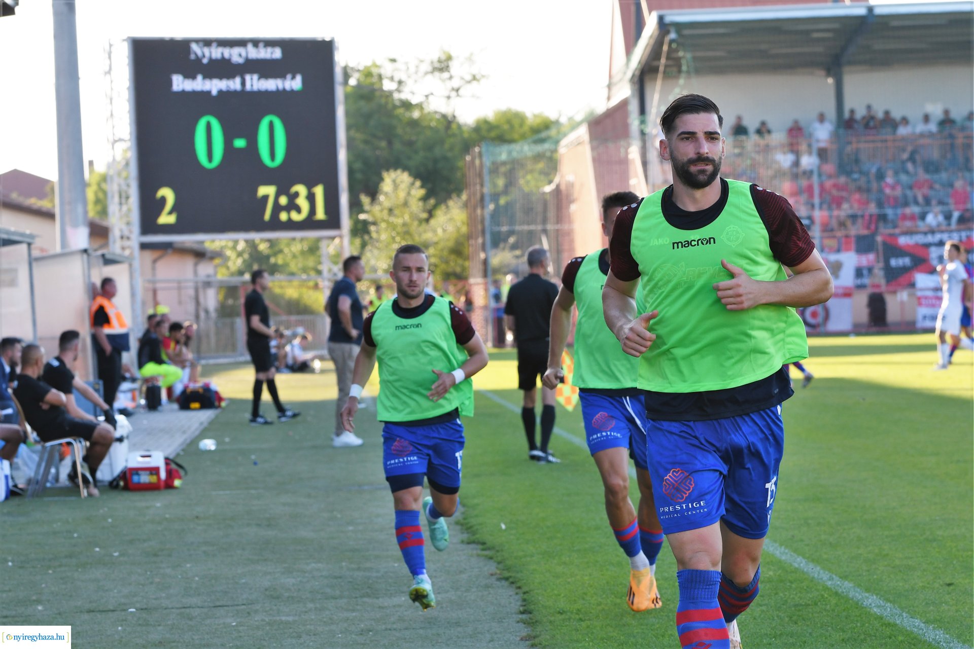 Nyíregyháza Spartacus - Budapest Honvéd labdarúgó mérkőzés