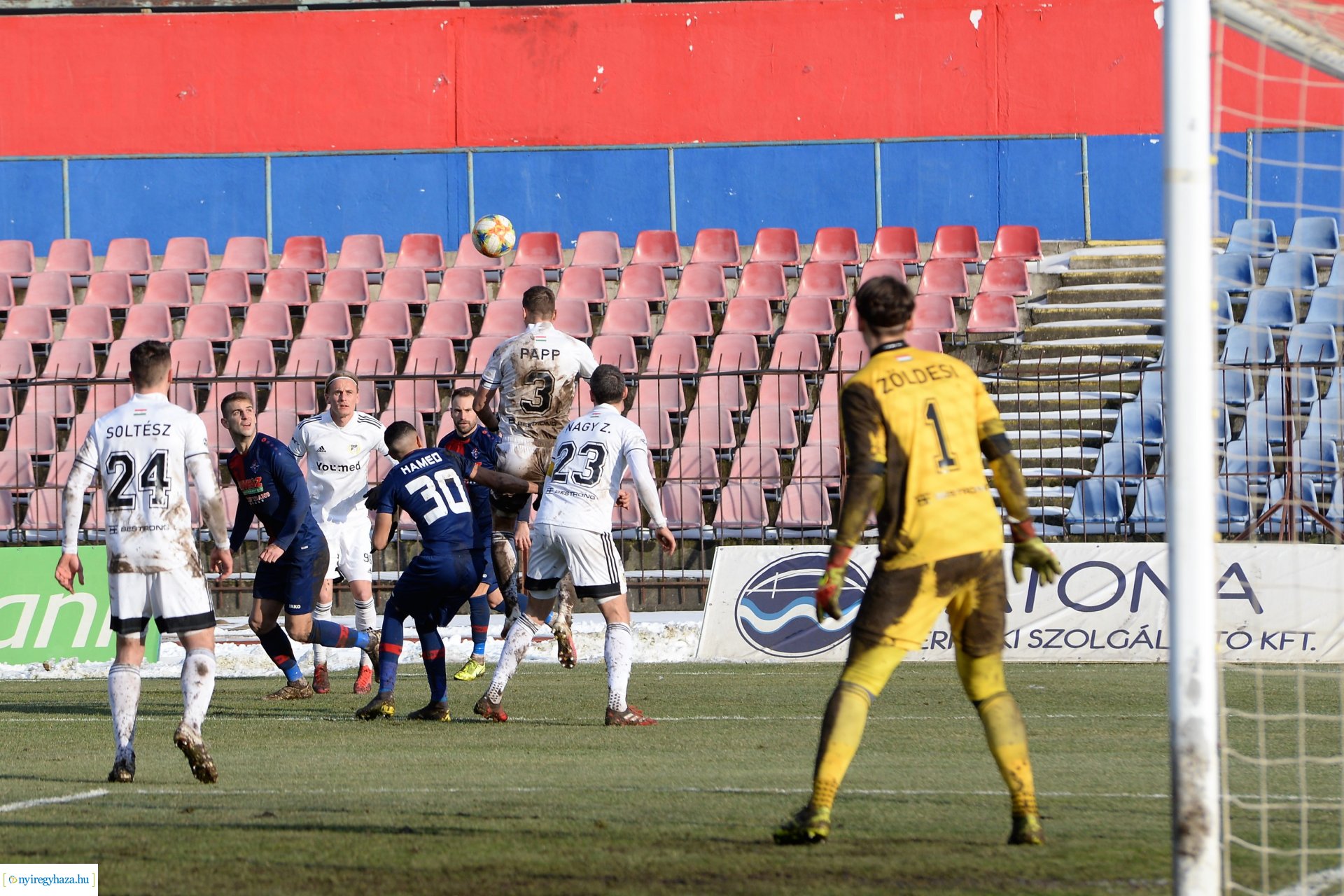 Nyiregyháza Spartacus - DEAC labdarúgó mérkőzés