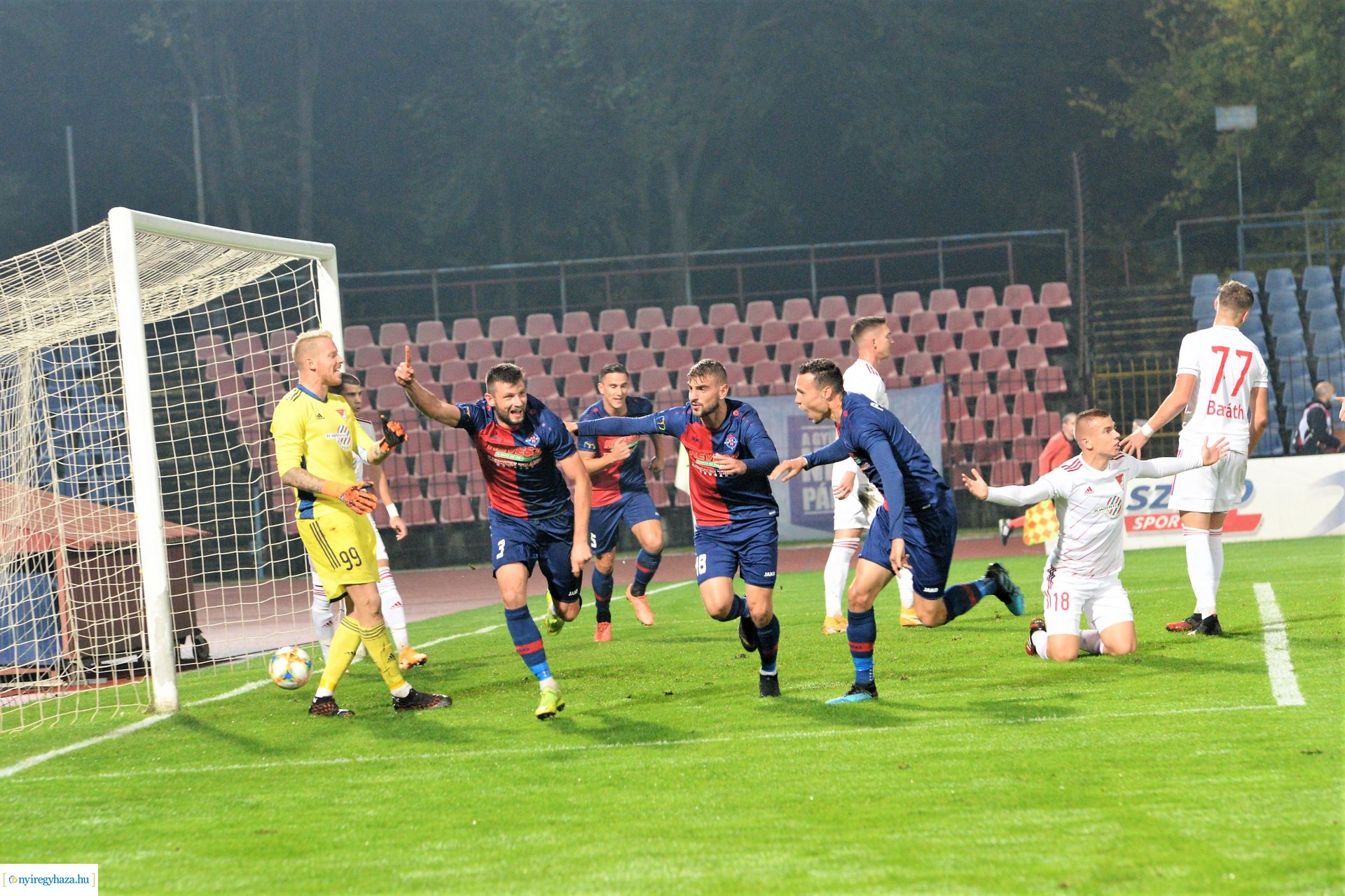 Nyiregyháza Spartacus - Debrecen Loki labdarúgó mérkőzés
