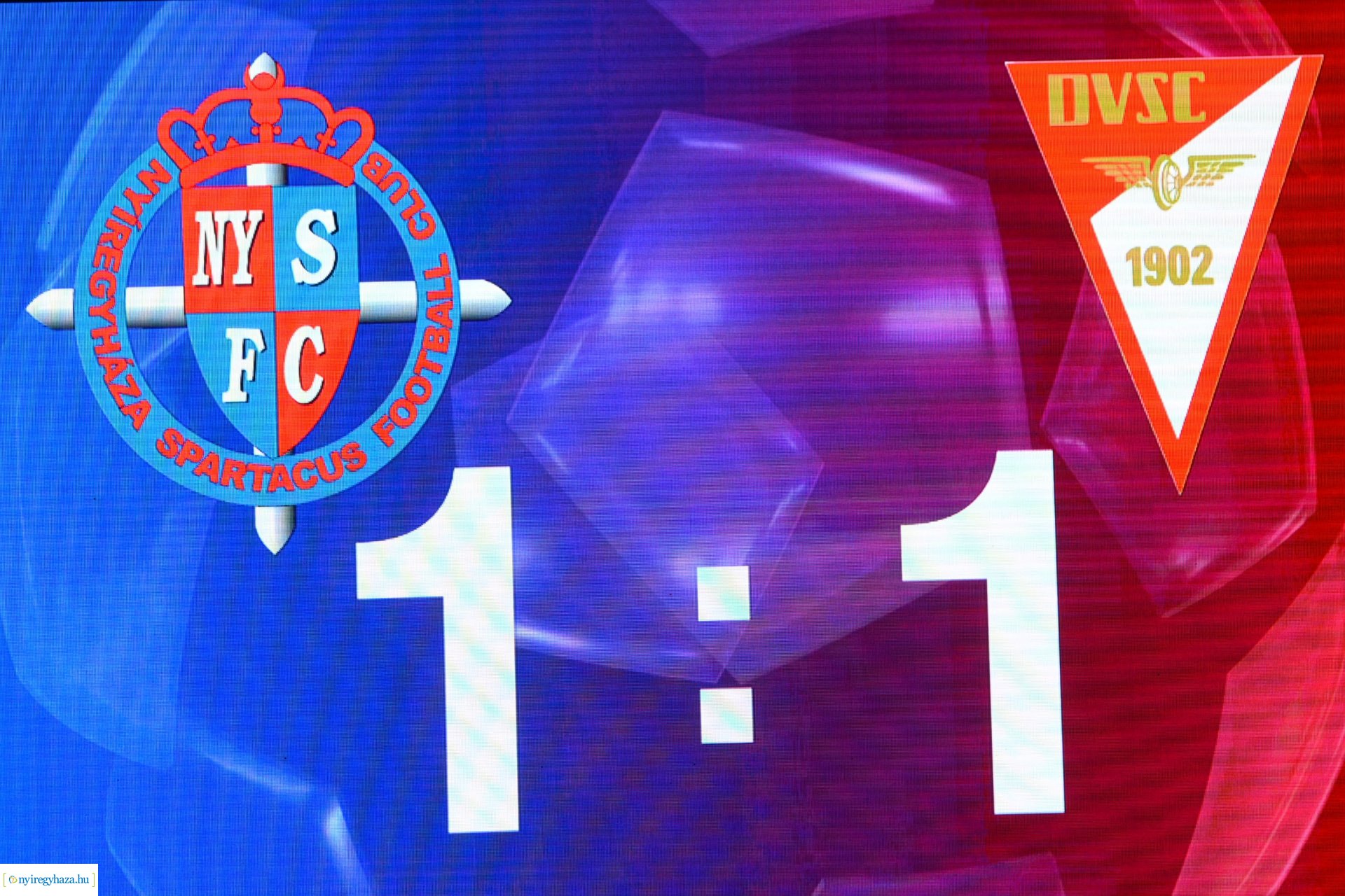 Nyiregyháza Spartacus - Debrecen Loki labdarúgó mérkőzés