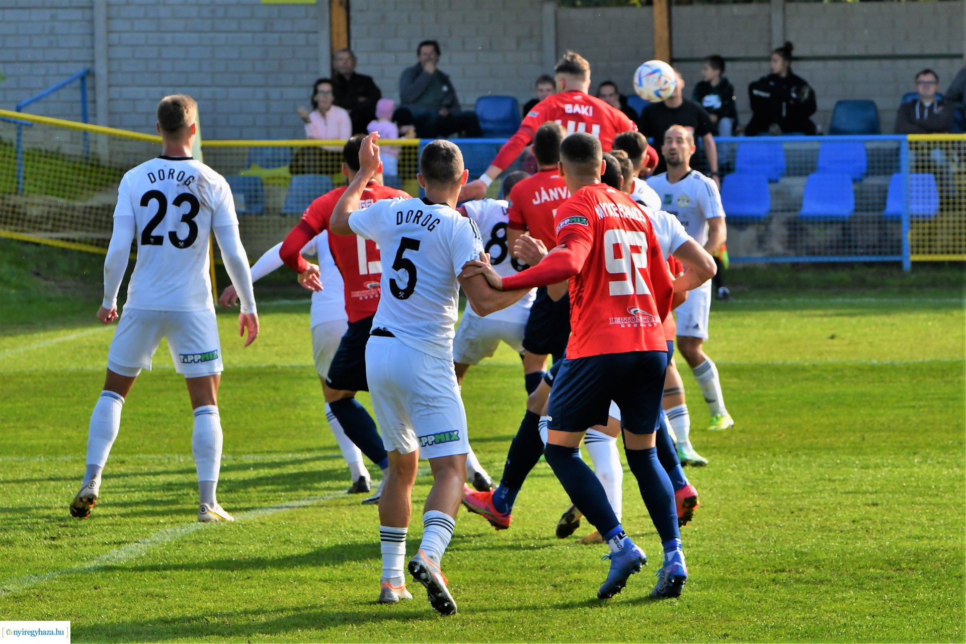 Nyíregyháza Spartacus-Dorog labdarúgó mérkőzés