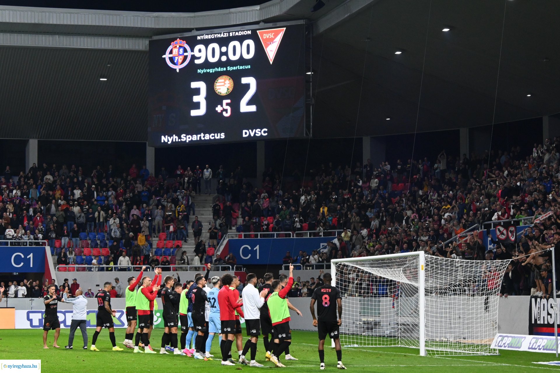 Nyíregyháza Spartacus-DVSC labdarúgó mérkőzés 2024. ősz