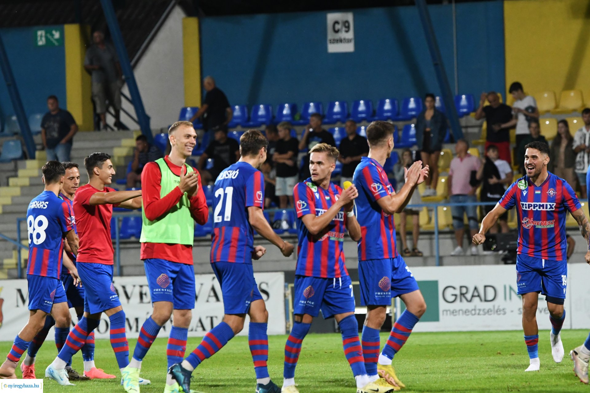 Nyíregyháza Spartacus - ETO FC Győr labdarúgó mérkőzés 2024. ősz