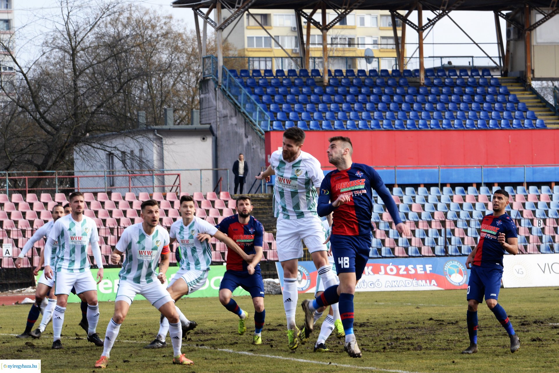 Nyiregyhaza Spartacus - ETO FC Győr labdarúgó mérkőzés