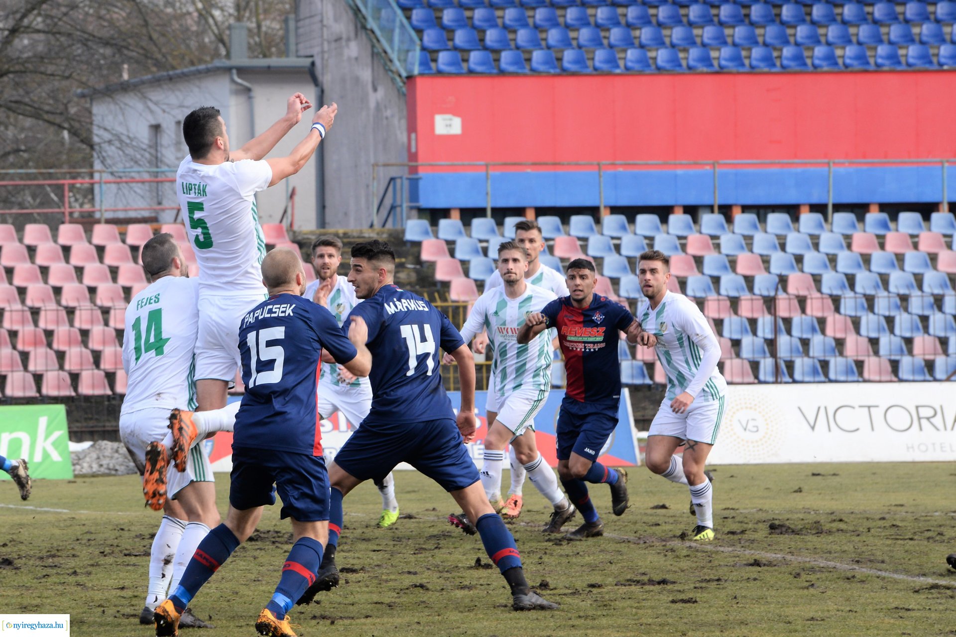 Nyiregyhaza Spartacus - ETO FC Győr labdarúgó mérkőzés