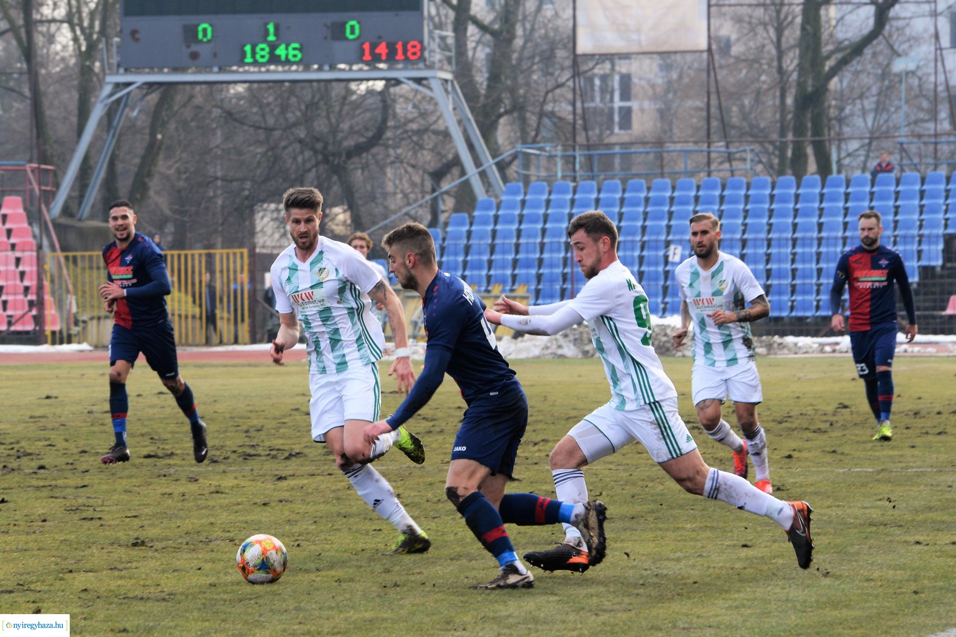 Nyiregyhaza Spartacus - ETO FC Győr labdarúgó mérkőzés