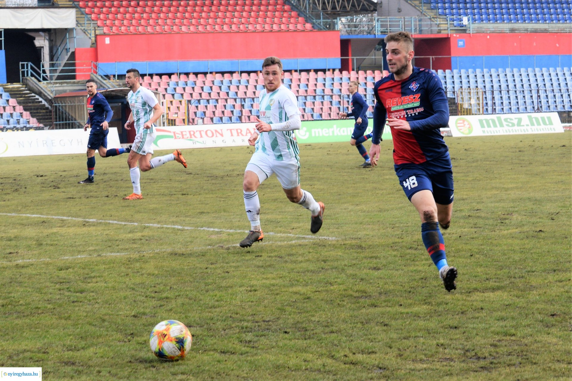 Nyiregyhaza Spartacus - ETO FC Győr labdarúgó mérkőzés