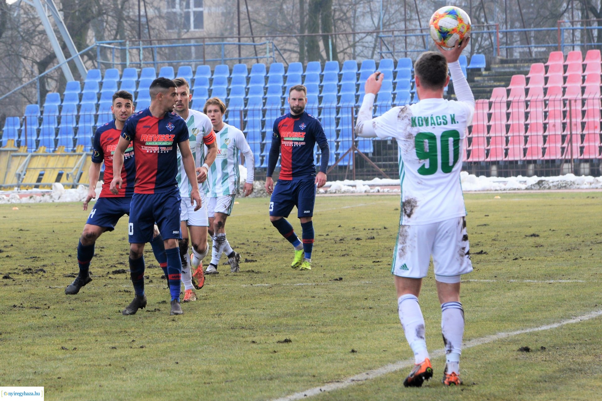 Nyiregyhaza Spartacus - ETO FC Győr labdarúgó mérkőzés
