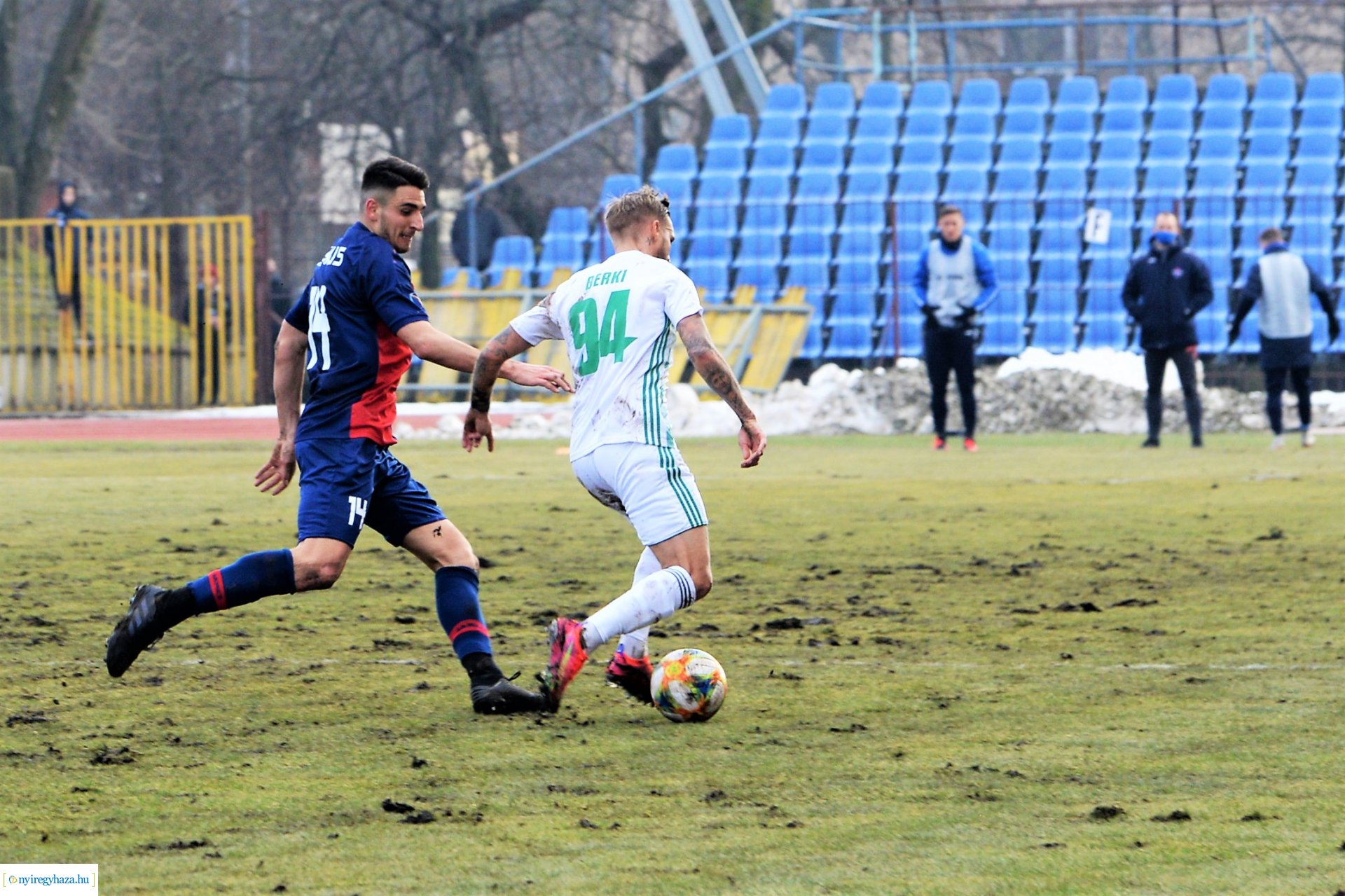Nyiregyhaza Spartacus - ETO FC Győr labdarúgó mérkőzés