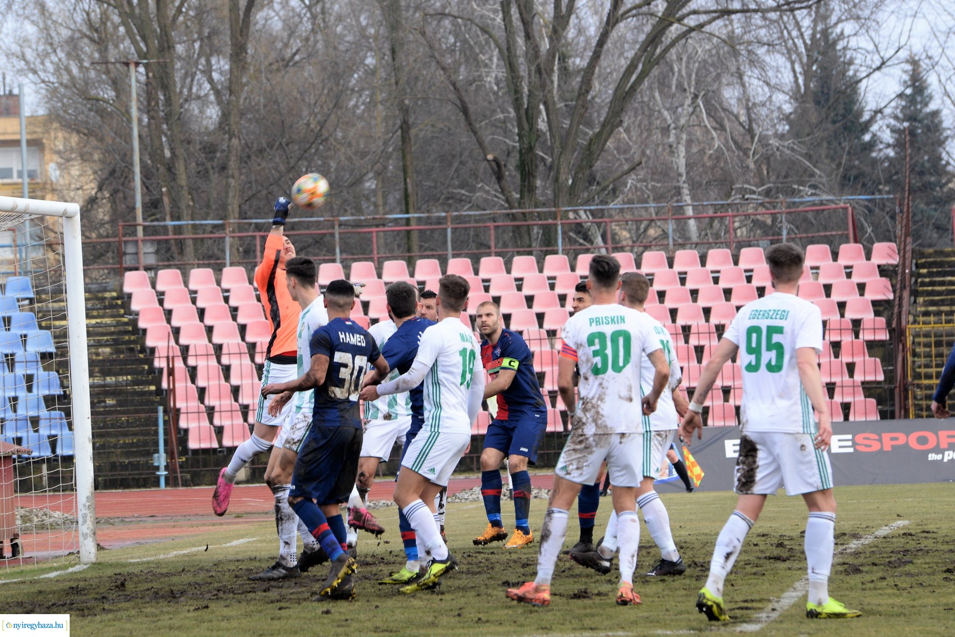 Nyiregyhaza Spartacus - ETO FC Győr labdarúgó mérkőzés