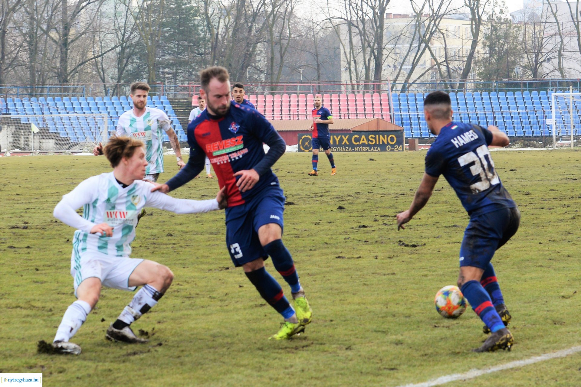 Nyiregyhaza Spartacus - ETO FC Győr labdarúgó mérkőzés