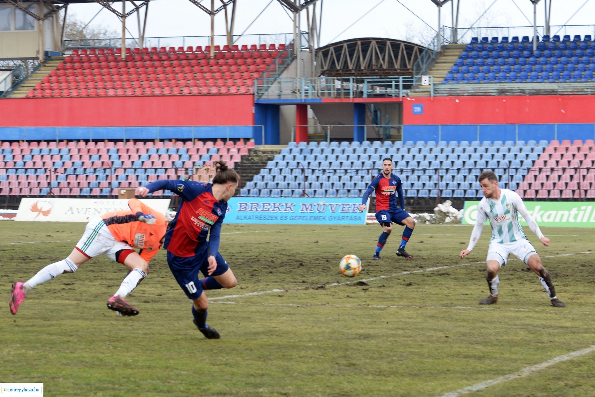 Nyiregyhaza Spartacus - ETO FC Győr labdarúgó mérkőzés
