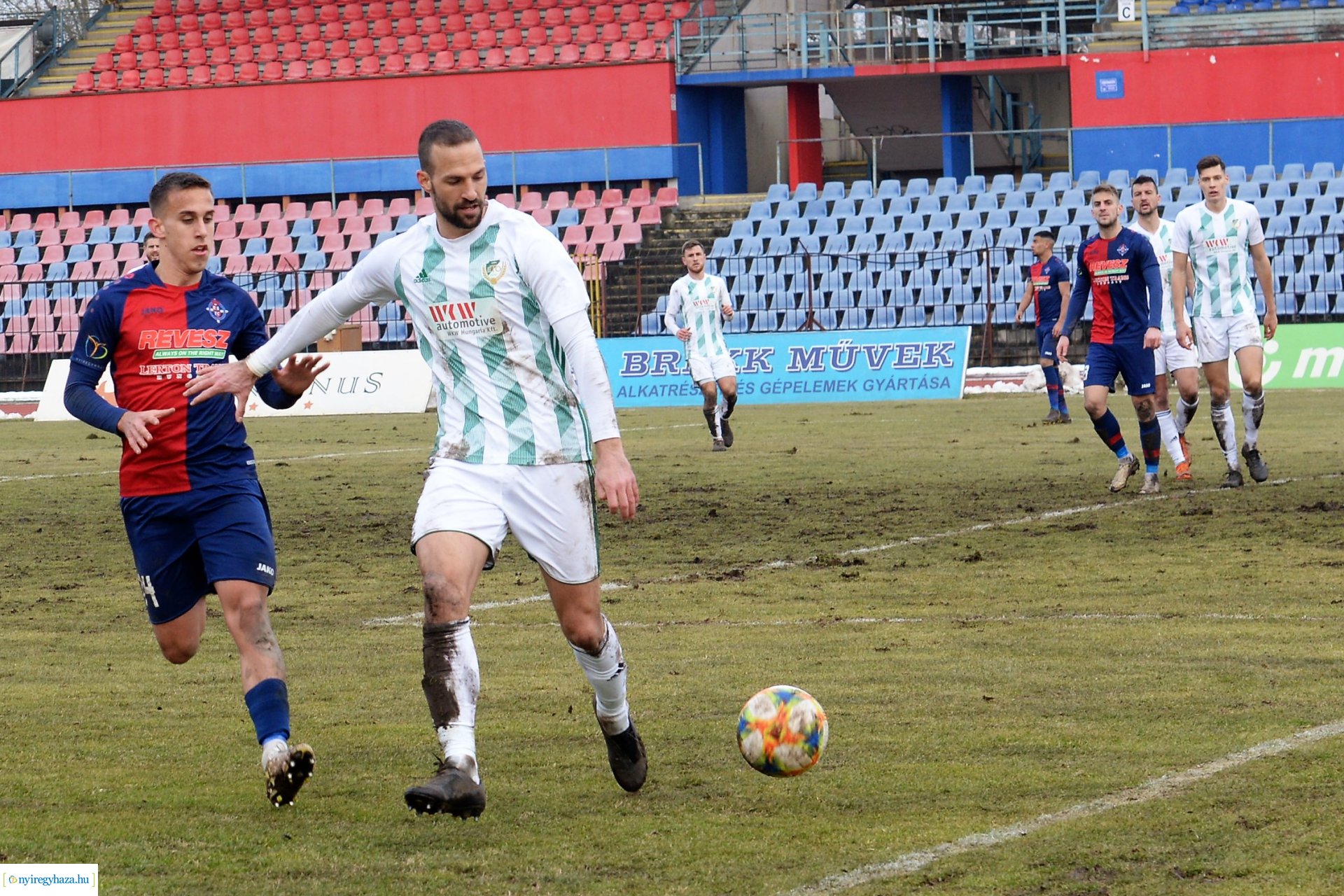 Nyiregyhaza Spartacus - ETO FC Győr labdarúgó mérkőzés