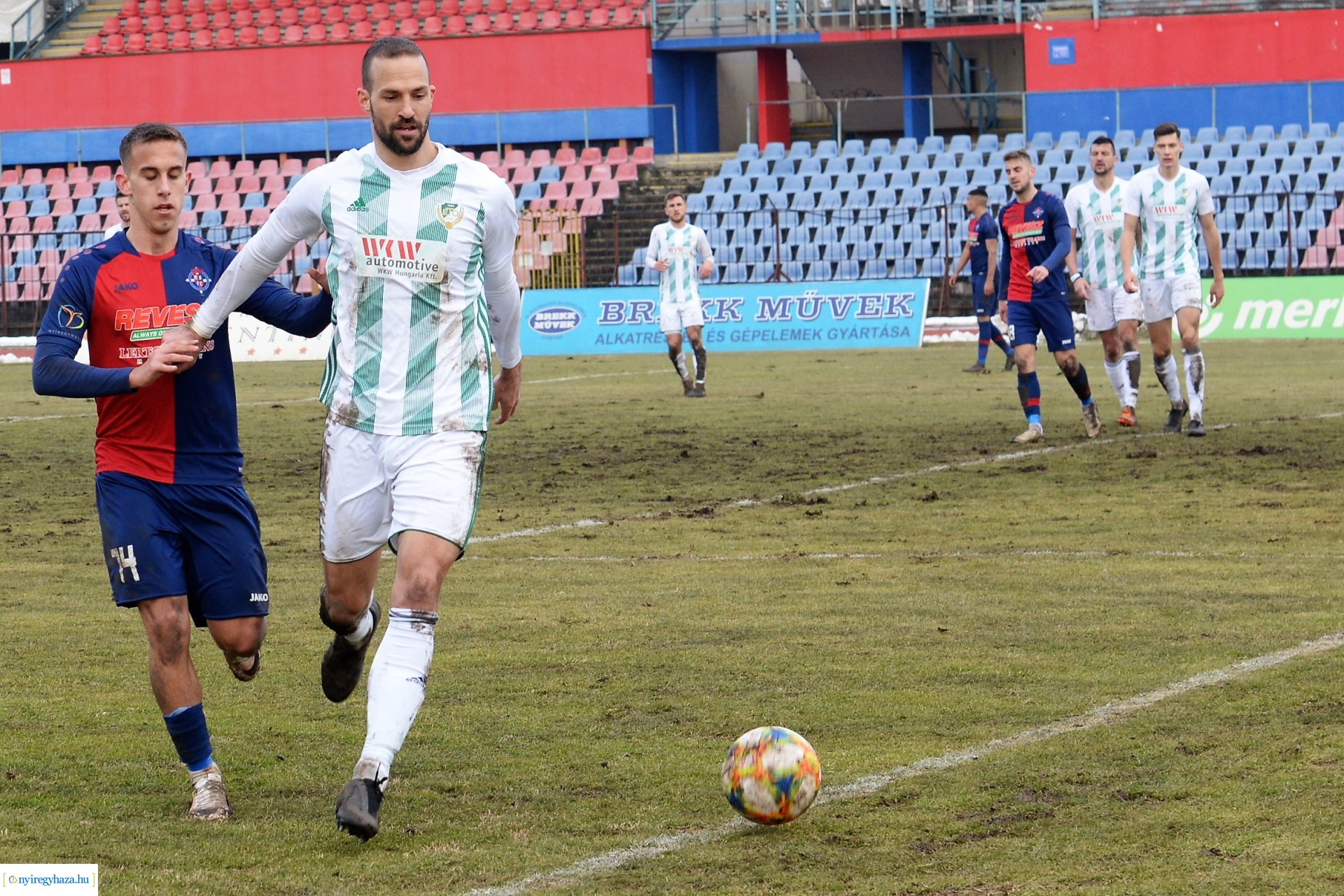 Nyiregyhaza Spartacus - ETO FC Győr labdarúgó mérkőzés