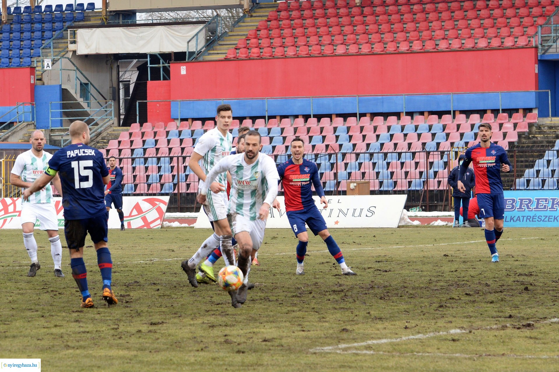 Nyiregyhaza Spartacus - ETO FC Győr labdarúgó mérkőzés