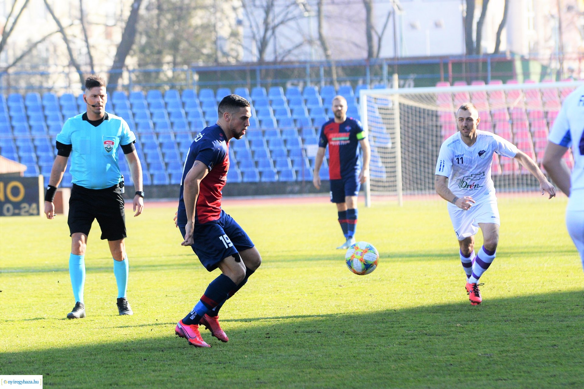 Nyiregyhaza Spartacus  FC- Békéscsaba labdarúgó mérkőzés