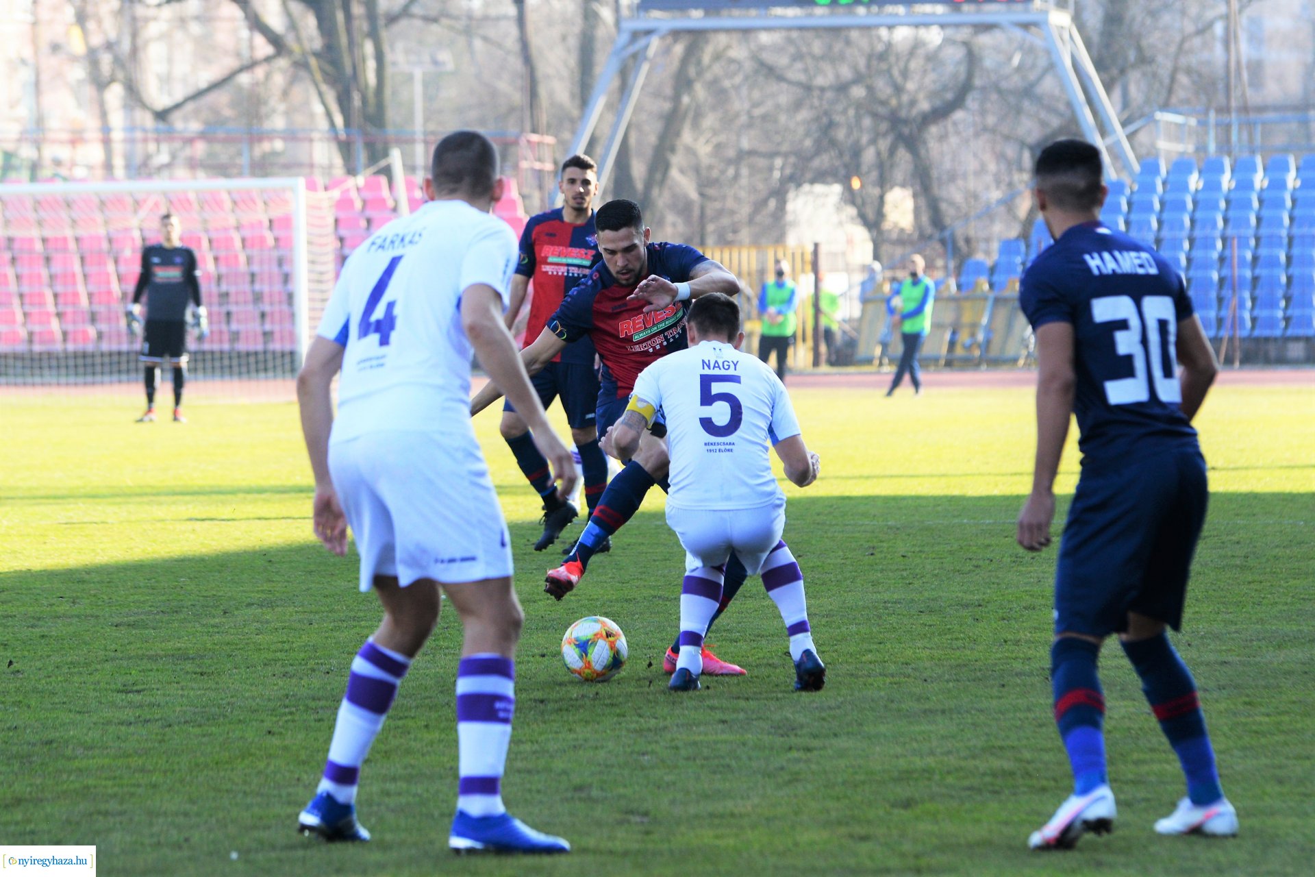 Nyiregyhaza Spartacus  FC- Békéscsaba labdarúgó mérkőzés