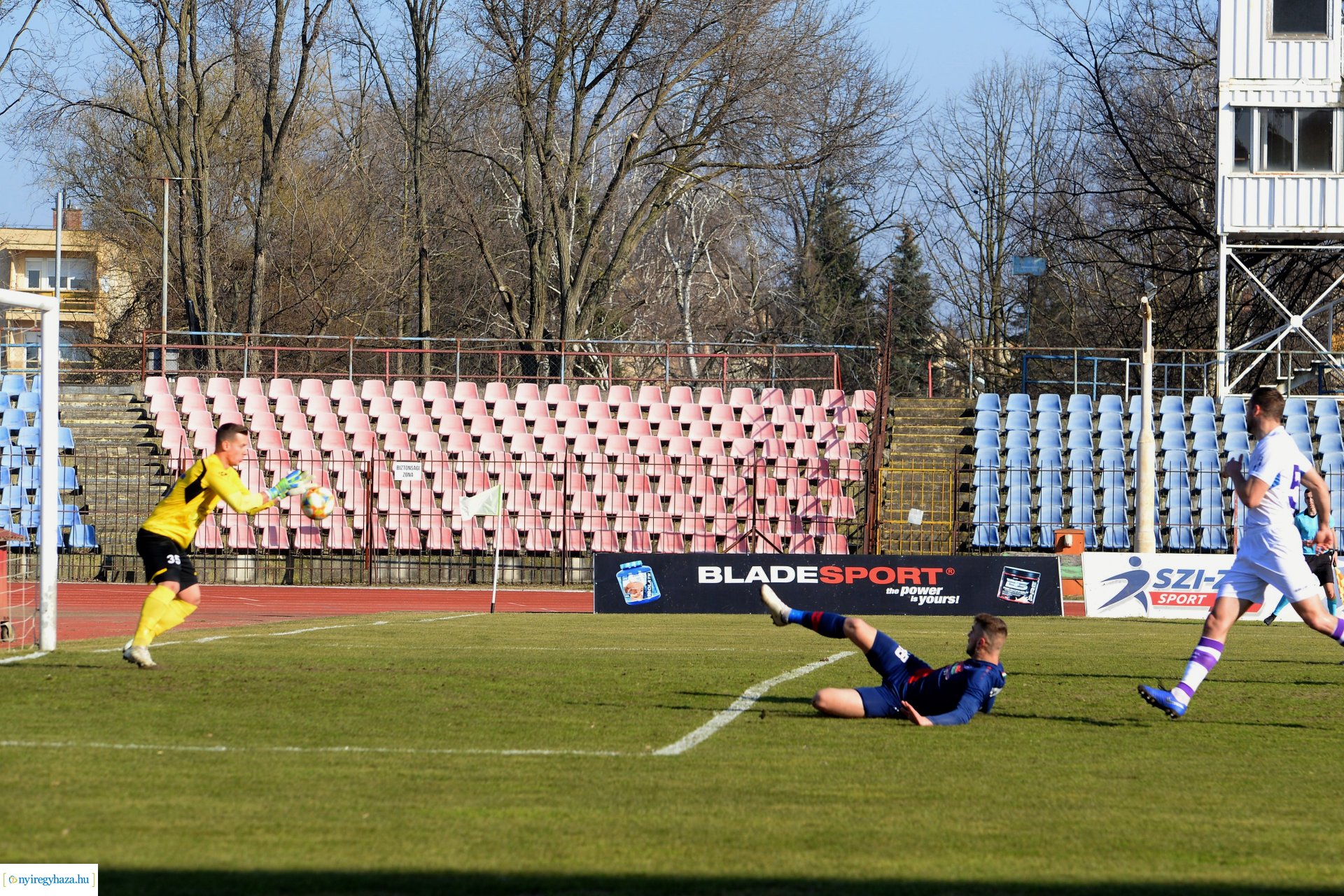 Nyiregyhaza Spartacus  FC- Békéscsaba labdarúgó mérkőzés