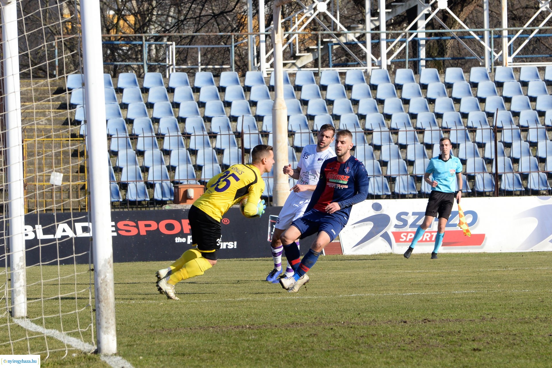 Nyiregyhaza Spartacus  FC- Békéscsaba labdarúgó mérkőzés