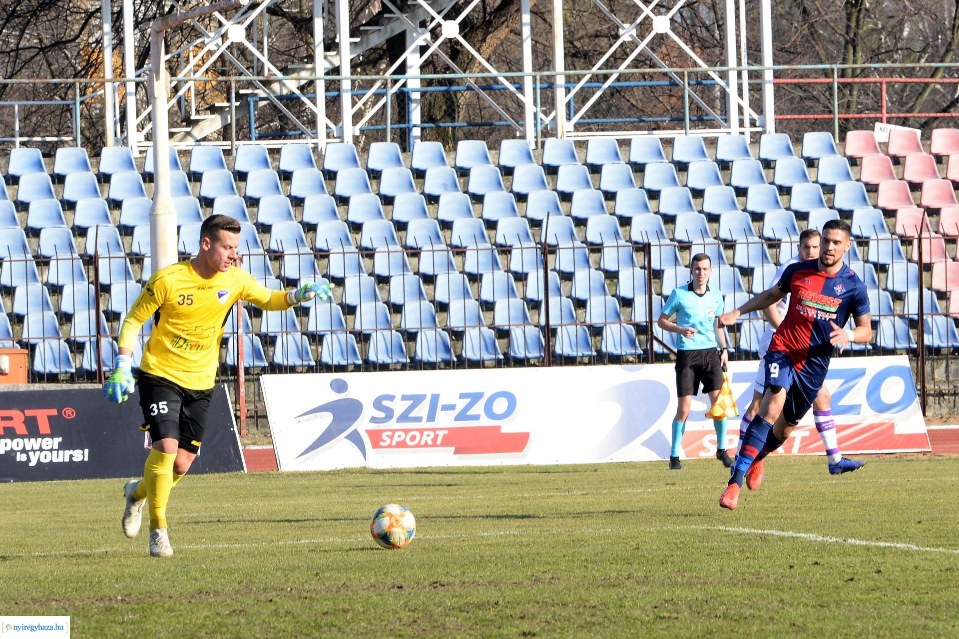 Nyiregyhaza Spartacus  FC- Békéscsaba labdarúgó mérkőzés