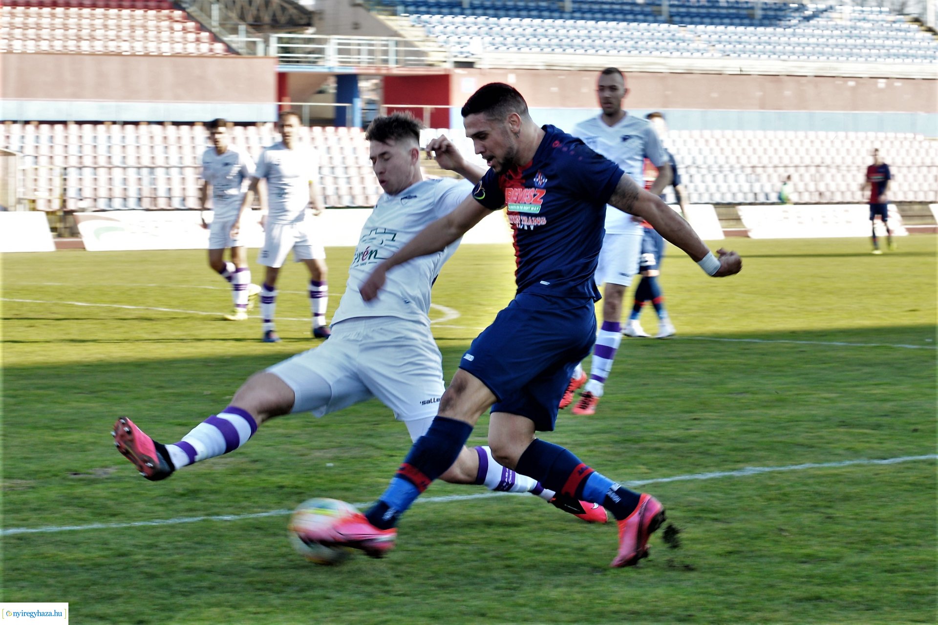 Nyiregyhaza Spartacus  FC- Békéscsaba labdarúgó mérkőzés