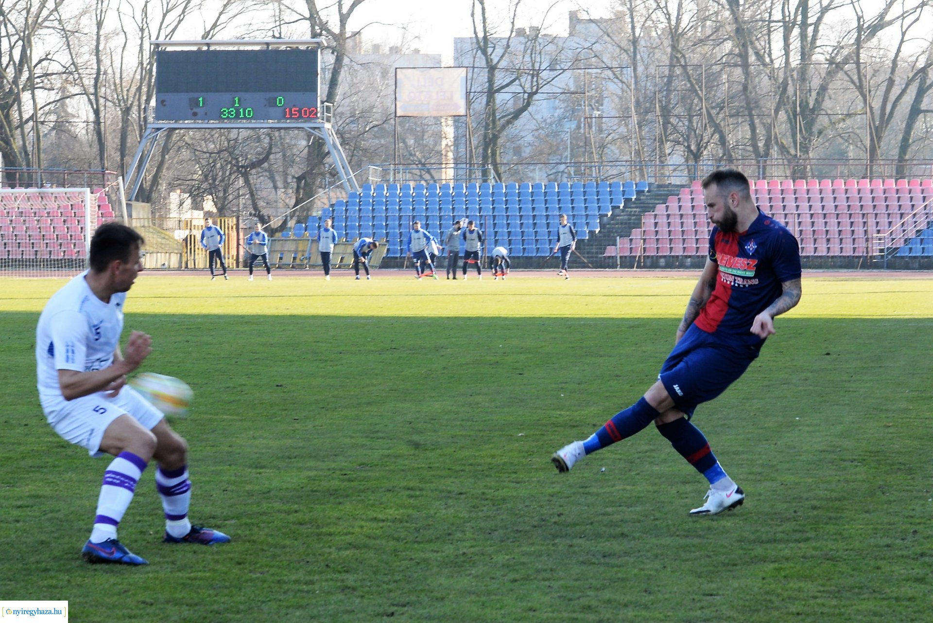 Nyiregyhaza Spartacus  FC- Békéscsaba labdarúgó mérkőzés