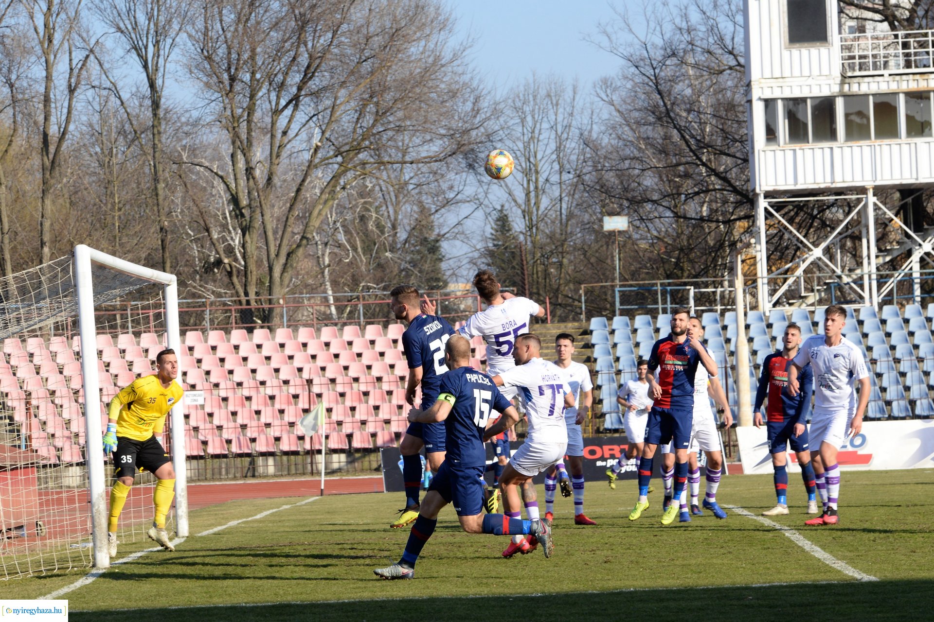 Nyiregyhaza Spartacus  FC- Békéscsaba labdarúgó mérkőzés
