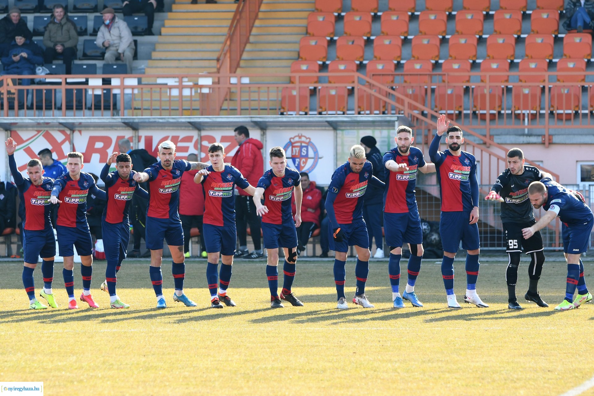 Nyíregyháza Spartacus FC-Szentlőrinc labdarúgó mérkőzés