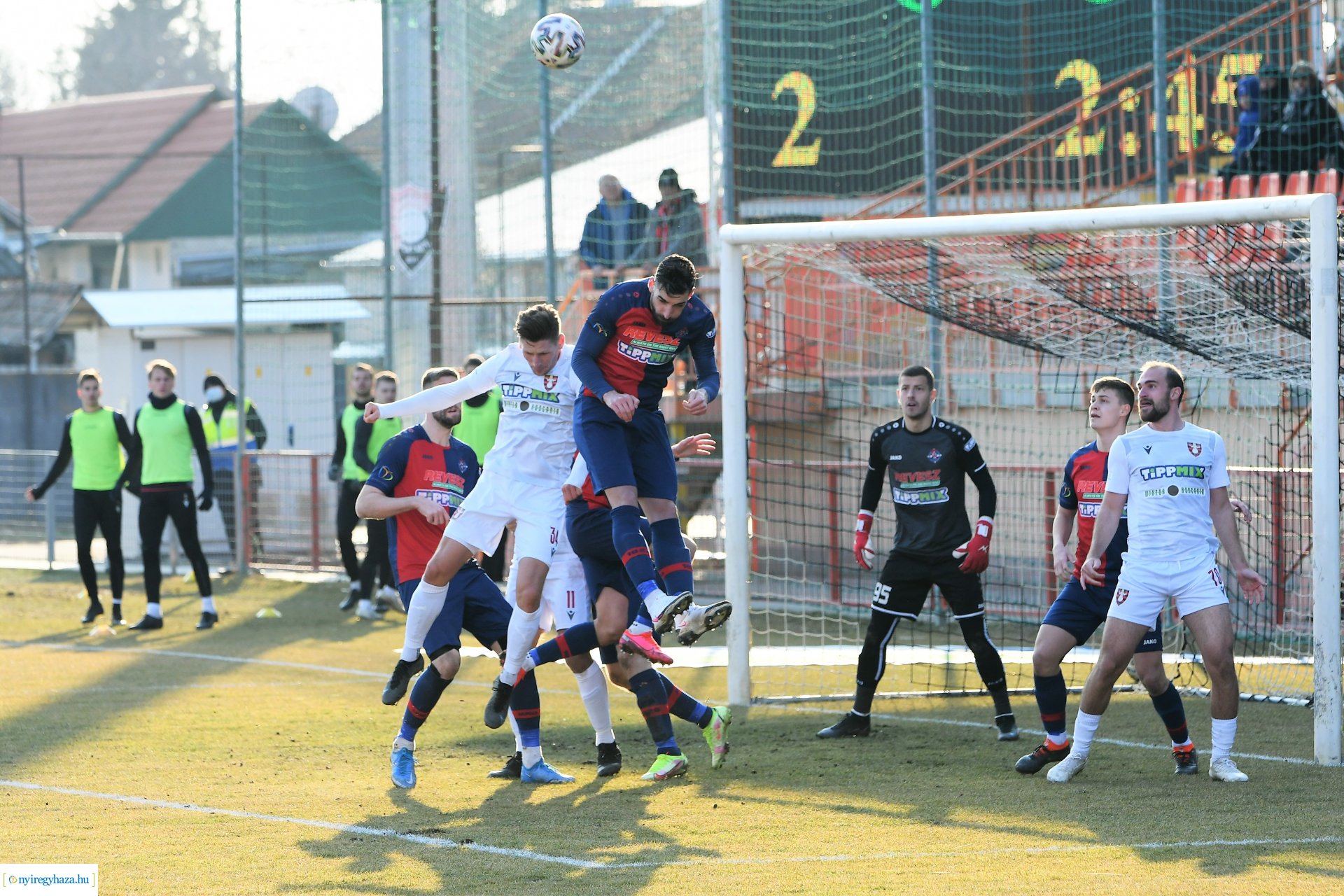 Nyíregyháza Spartacus FC-Szentlőrinc labdarúgó mérkőzés