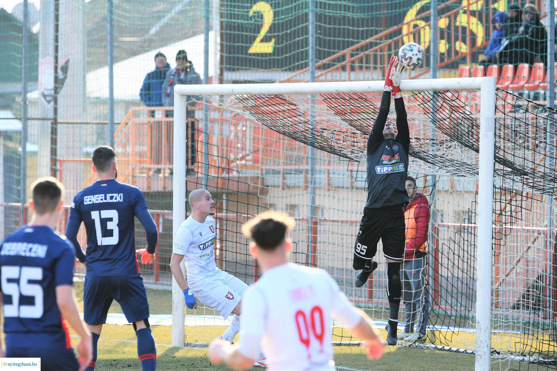 Nyíregyháza Spartacus FC-Szentlőrinc labdarúgó mérkőzés