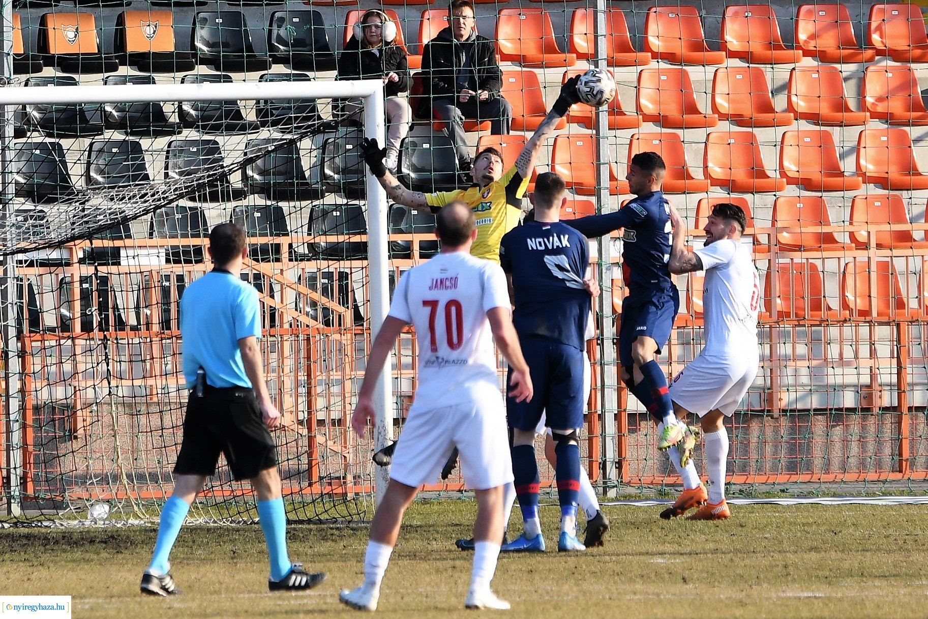 Nyíregyháza Spartacus FC-Szentlőrinc labdarúgó mérkőzés