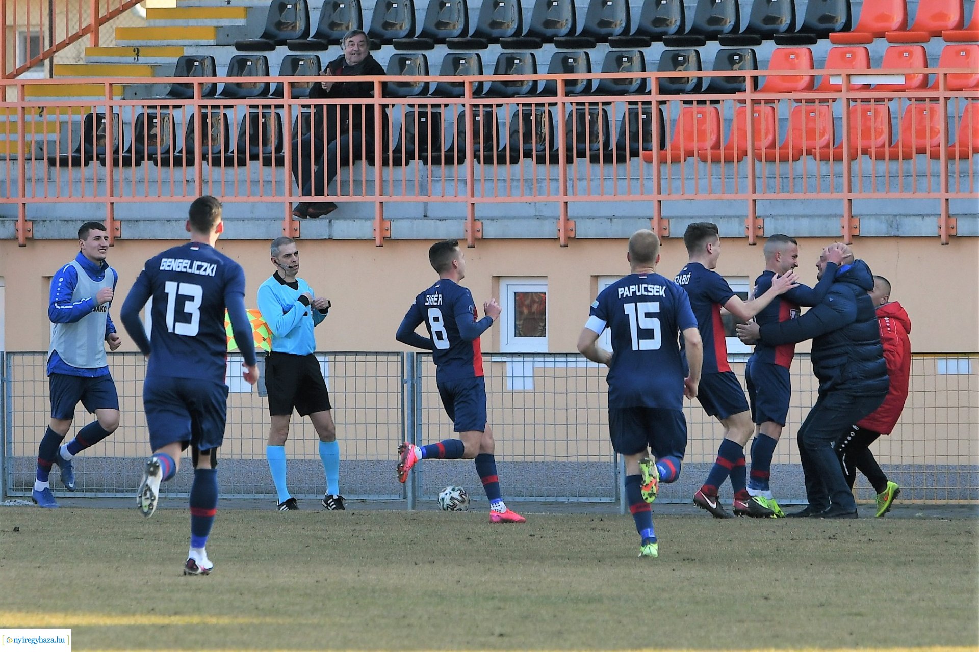 Nyíregyháza Spartacus FC-Szentlőrinc labdarúgó mérkőzés