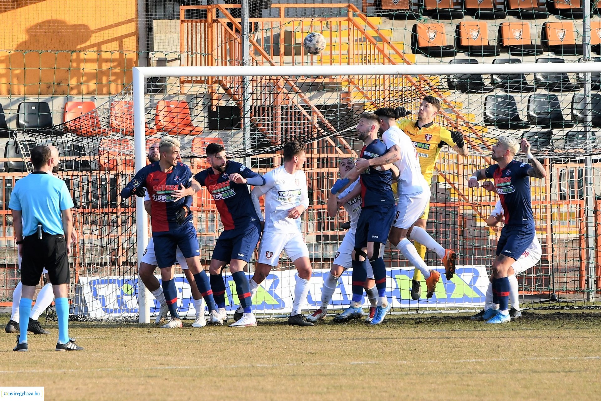 Nyíregyháza Spartacus FC-Szentlőrinc labdarúgó mérkőzés