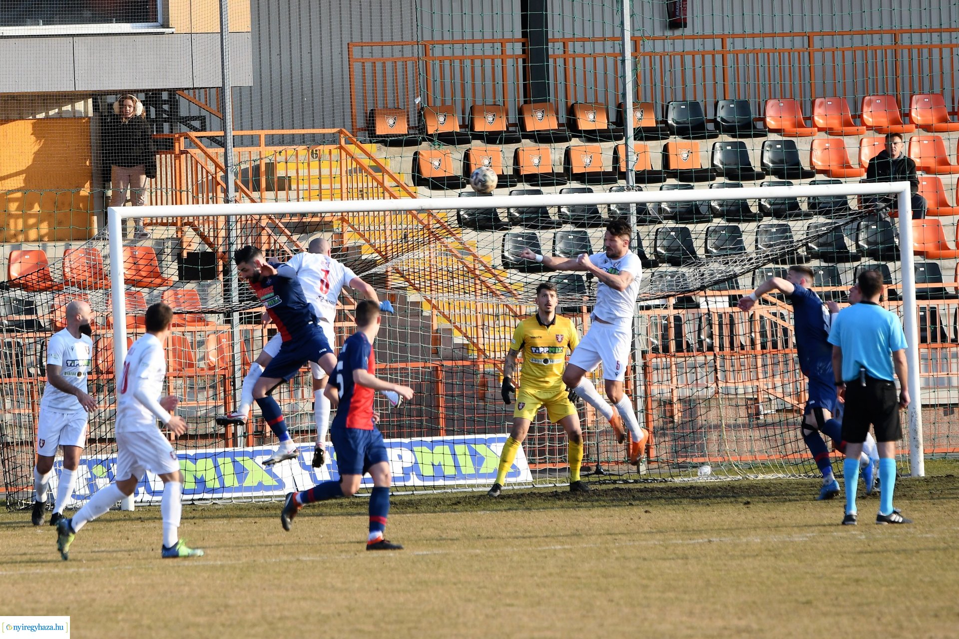 Nyíregyháza Spartacus FC-Szentlőrinc labdarúgó mérkőzés