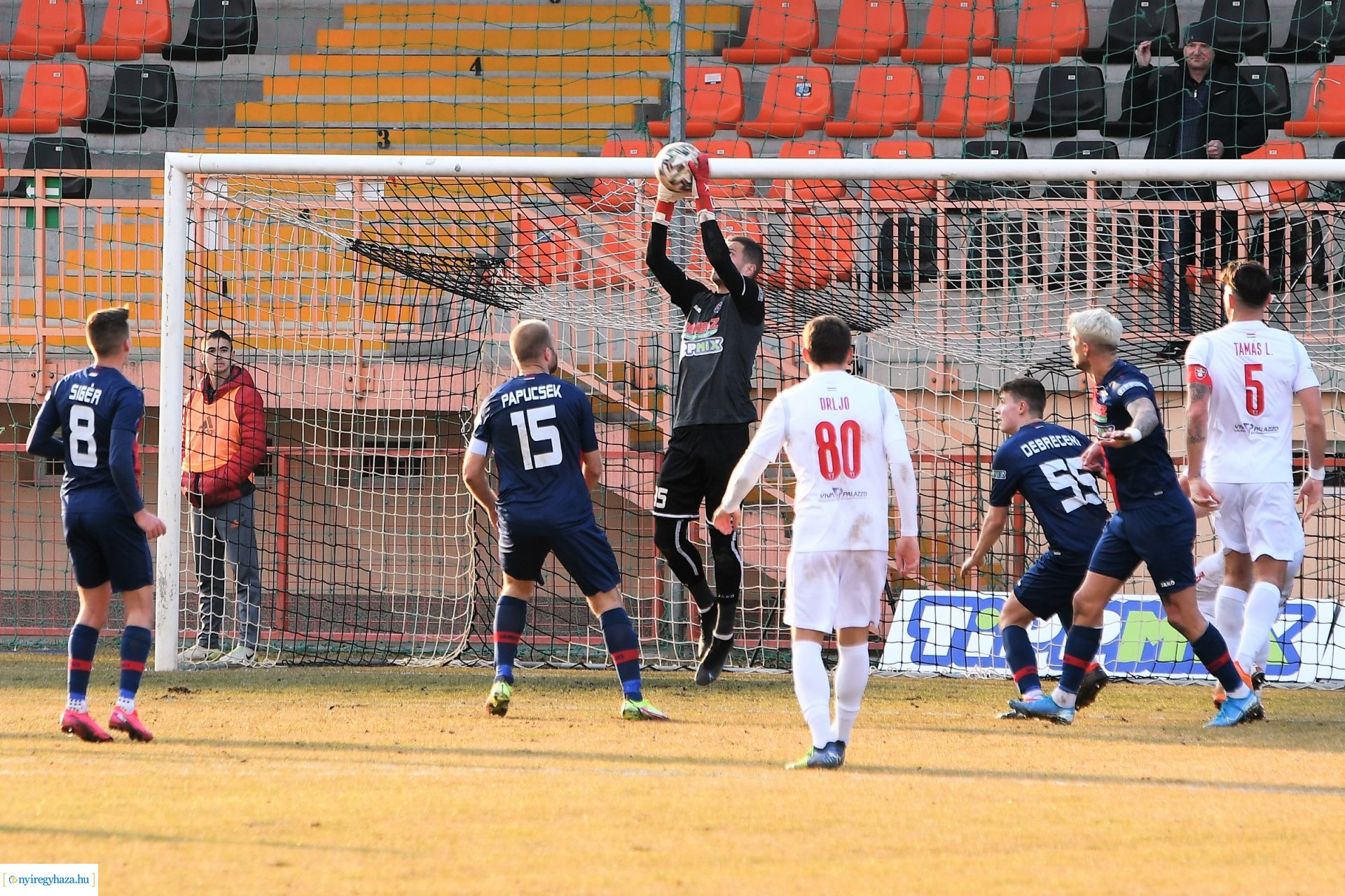 Nyíregyháza Spartacus FC-Szentlőrinc labdarúgó mérkőzés