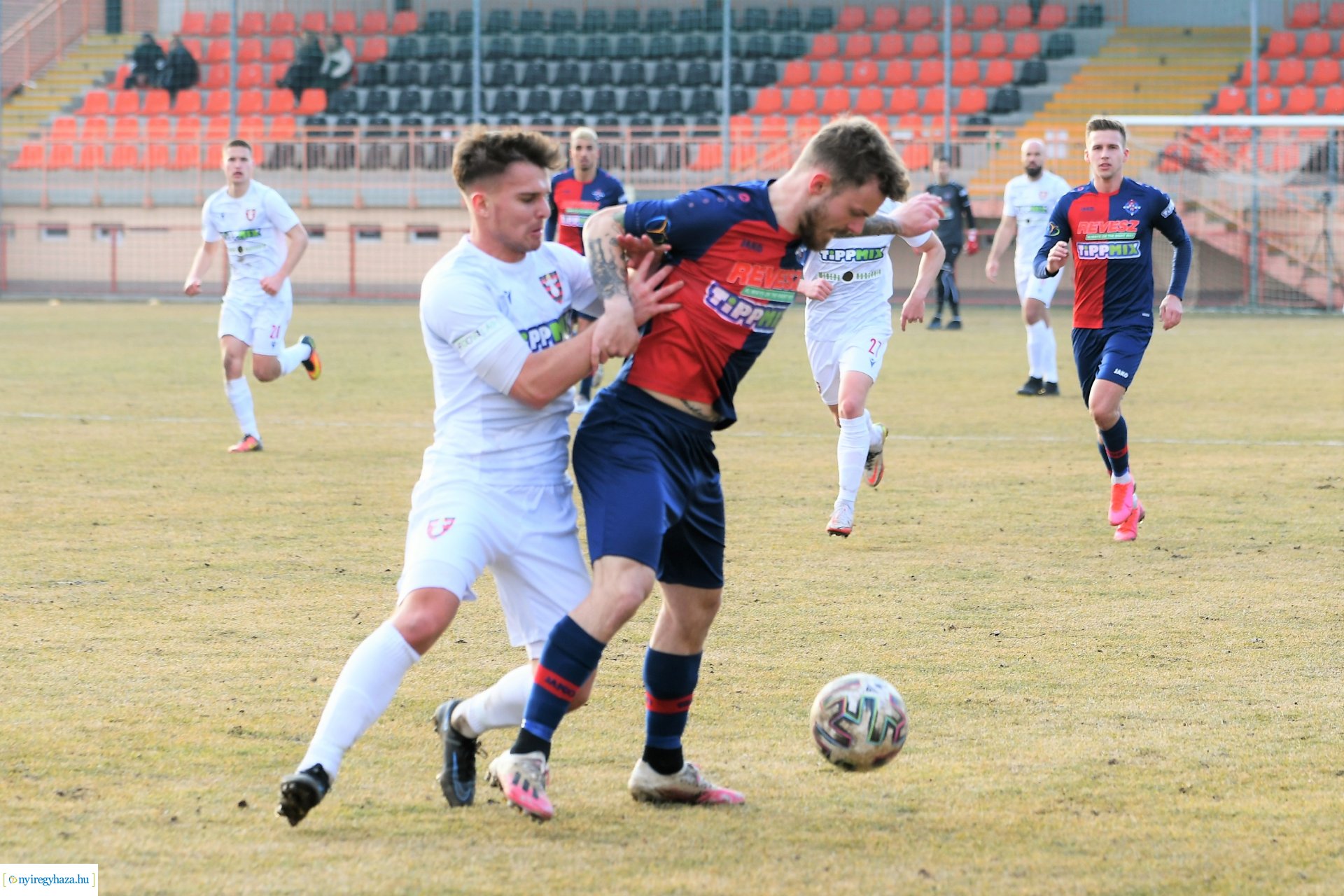 Nyíregyháza Spartacus FC-Szentlőrinc labdarúgó mérkőzés