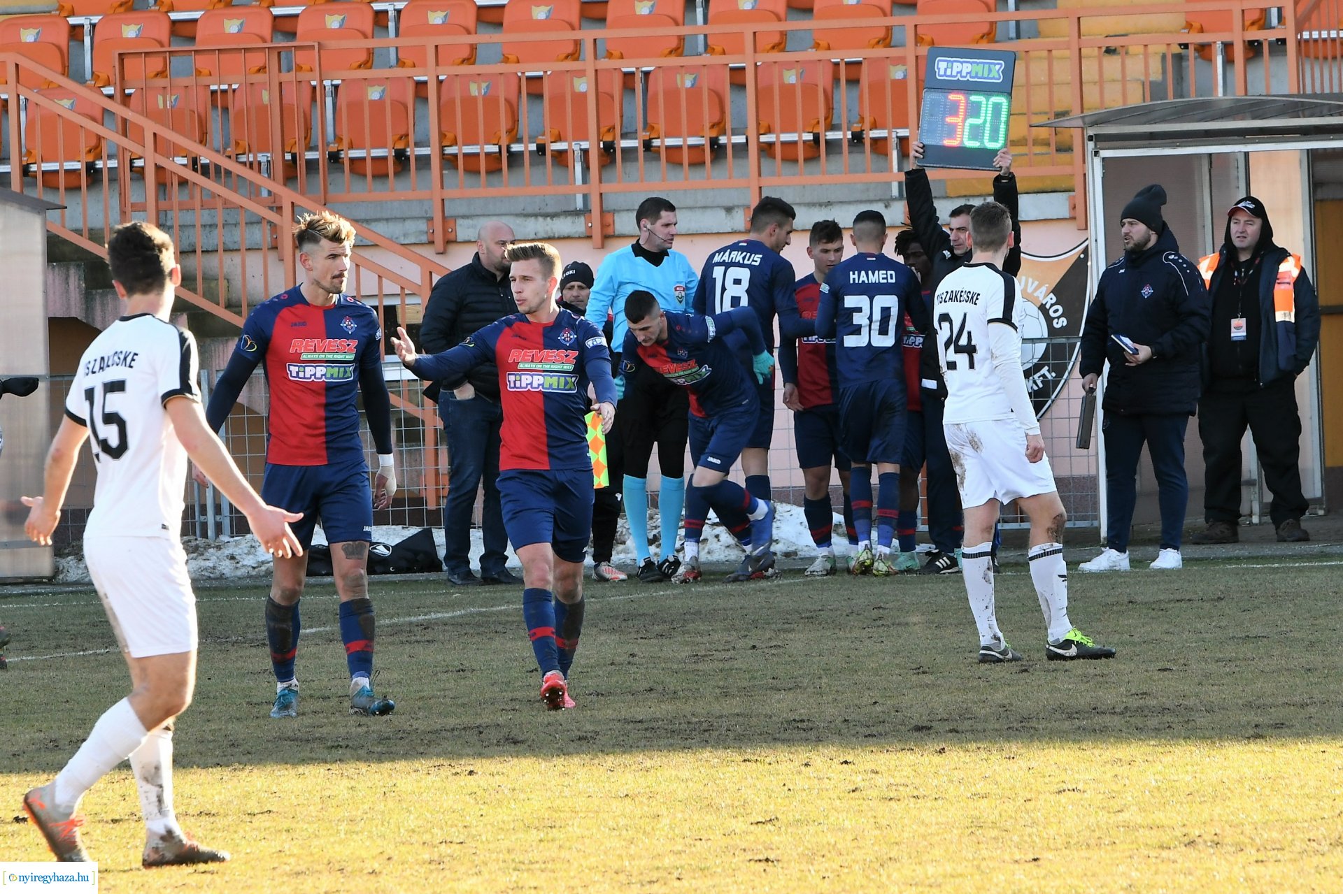 Nyíregyháza Spartacus FC - Tiszakécske labdarúgó mérkőzés 2022. tavasz